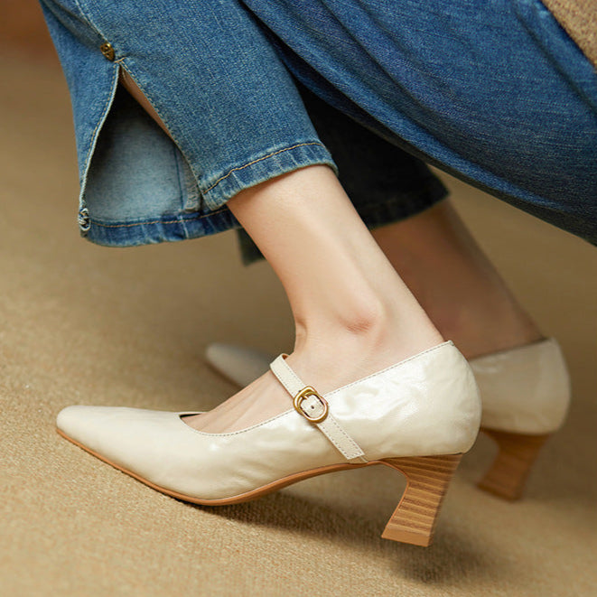 CALIANA — Refined Leather Heels