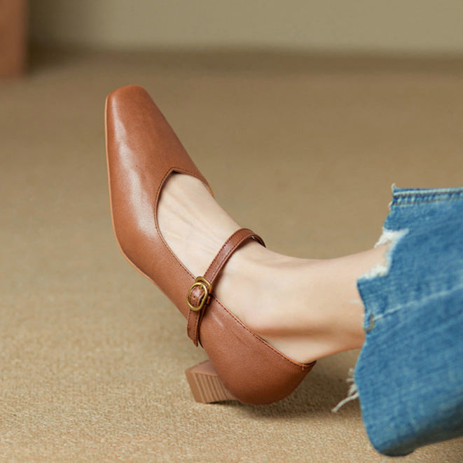 CALIANA — Refined Leather Heels
