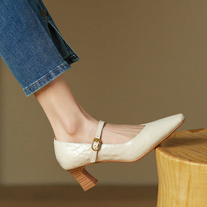 CALIANA — Refined Leather Heels