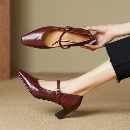 CALIANA — Refined Leather Heels