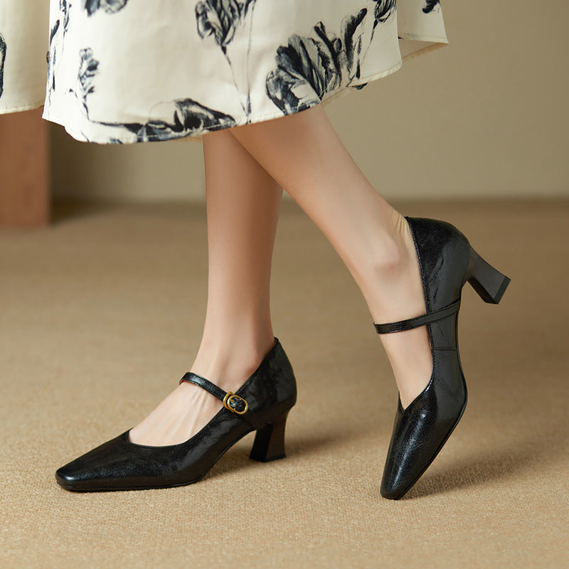 CALIANA — Refined Leather Heels