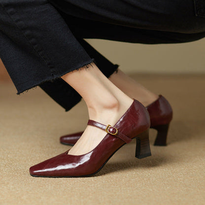 CALIANA — Refined Leather Heels