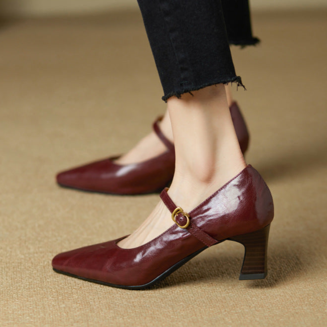 CALIANA — Refined Leather Heels