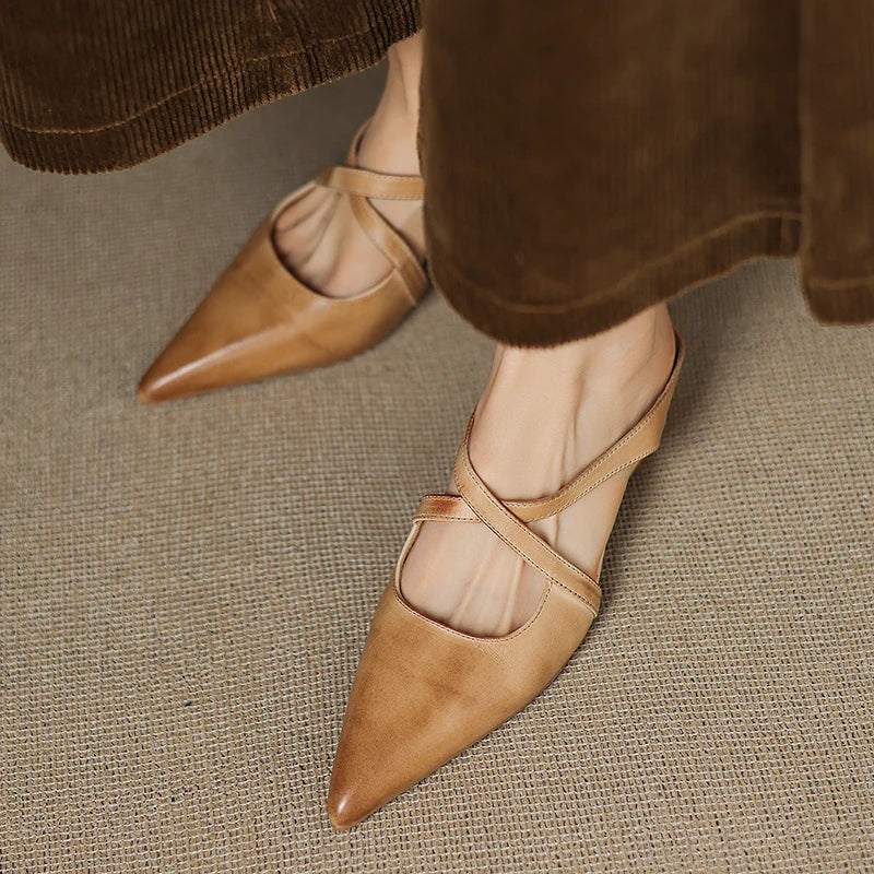 CALIANTE — Leather Mules