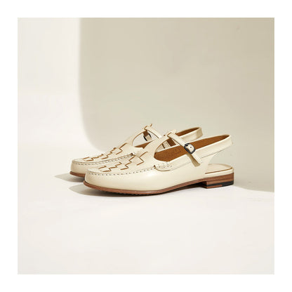 CERANO — Woven Slingback Sandals