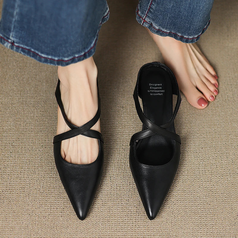 CALIANTE — Leather Mules