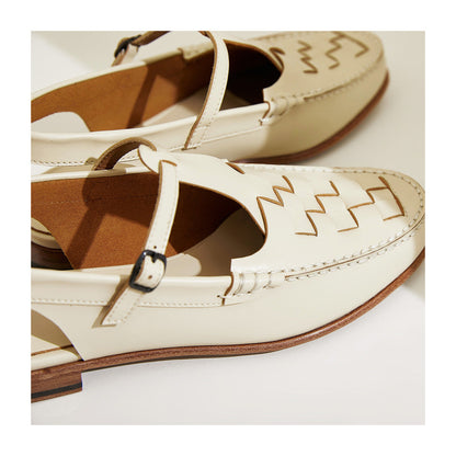 CERANO — Woven Slingback Sandals