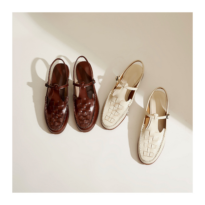 CERANO — Woven Slingback Sandals