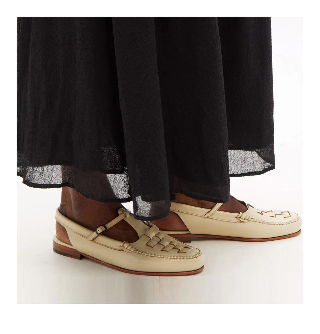 CERANO — Woven Slingback Sandals