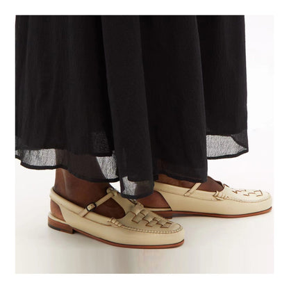 CERANO — Woven Slingback Sandals