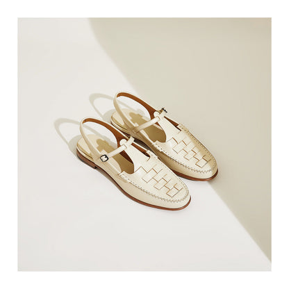 CERANO — Woven Slingback Sandals