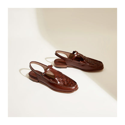 CERANO — Woven Slingback Sandals