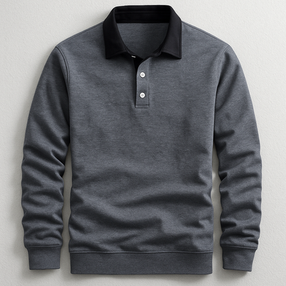 CALIAN — Long Sleeve Polo