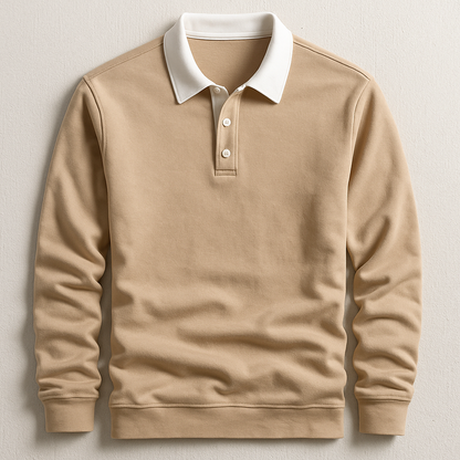 CALIAN — Long Sleeve Polo