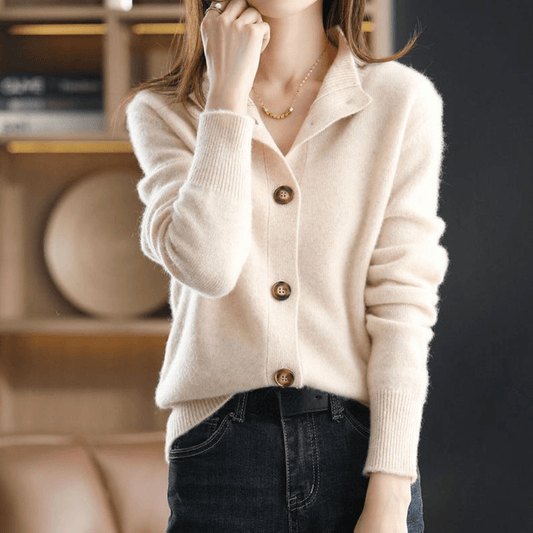 CARMINE — Cashmere Knit Cardigan