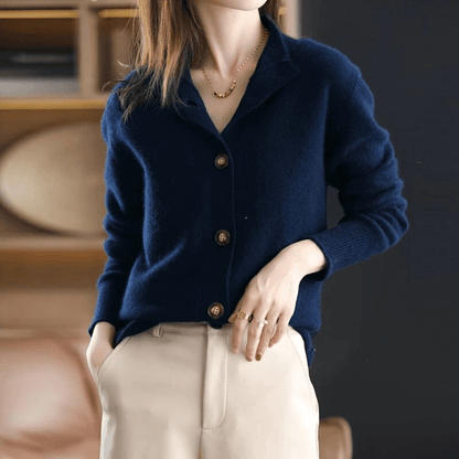 CARMINE — Cashmere Knit Cardigan