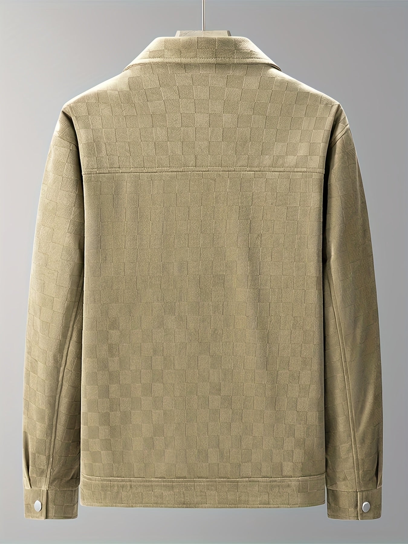 CARRINGTON — Checkered Suede Jacket